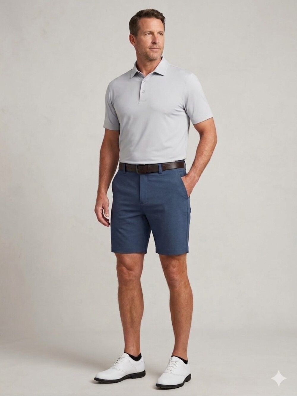 Travis Mathew Performance Navy Shorts, Size 40
